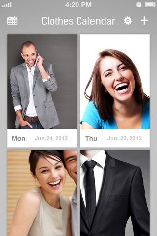 Clothes Calendar Lite screenshot 2