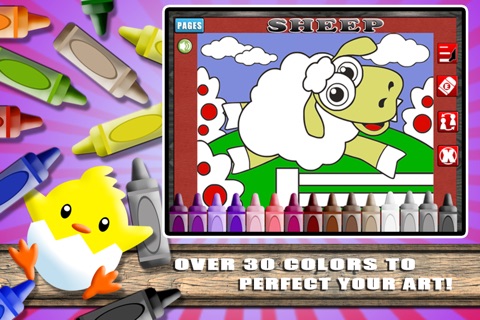 Coloring World Lite - A Farm Animal Learning Book for Kids screenshot 4