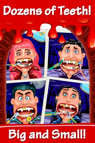 Tiny Vampire Dentist - Little Hair And Foot Doctor Office Kids Games 2 screenshot 2
