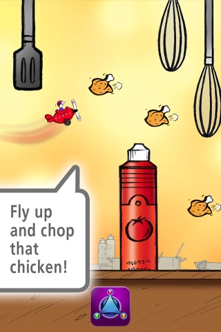 Chicken Wings - Easter Edition - chop chicken in the kitchen sky screenshot 2