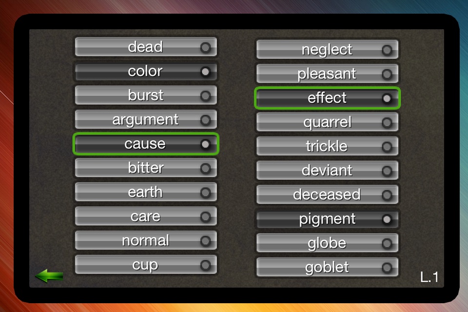 Word Match Synonyms & Antonyms screenshot 3