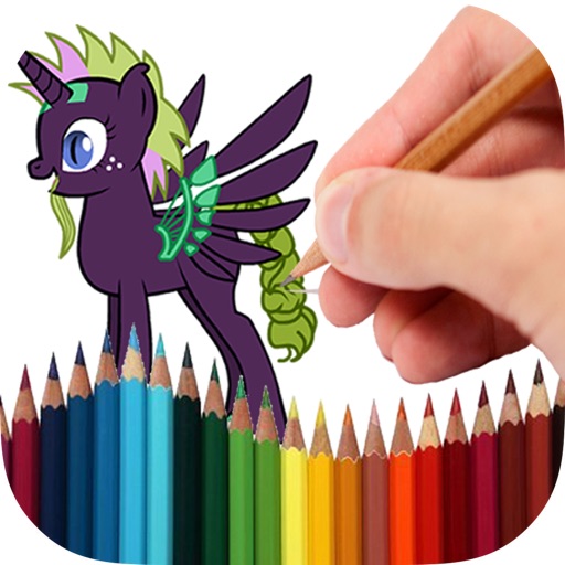 Coloring Book Pony