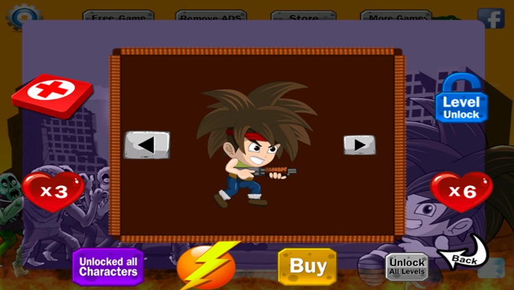 The Zombie Attack Arcade Lite Game screenshot-3
