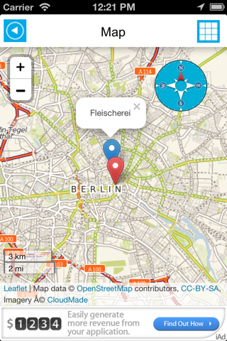 Germany offline road map, guide (free edition with Berlin, Hamburg, Dresden) screenshot 3