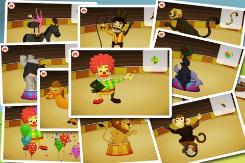 Circus puzzle kids game screenshot 2