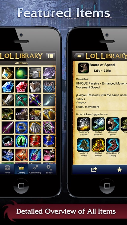 Lol Library: League of Legends Mobile App