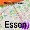 Essen & Oberhausen Street Map.