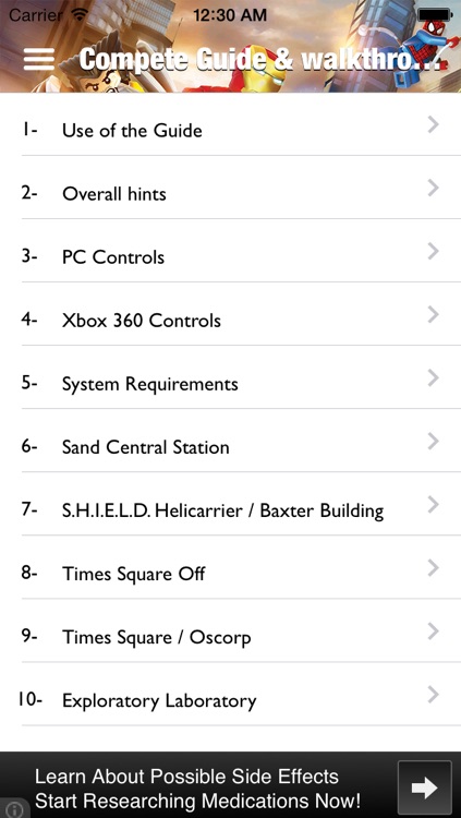 Complete Guide + Cheats & walkthrought for Lego Marvel Super Heroes