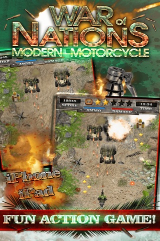 A Modern Motorcycle War of States - Real Offroad Dirt Bike Racing Shooter Game HD FREE screenshot 2