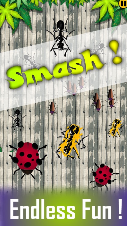 Ants and bugs smash - The best Smash and Crash the ant , Insects & bugs free game