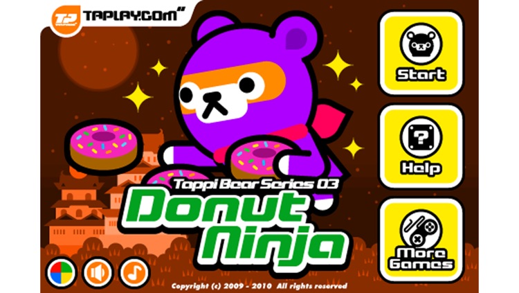 Donut Ninja - Tappi Bear