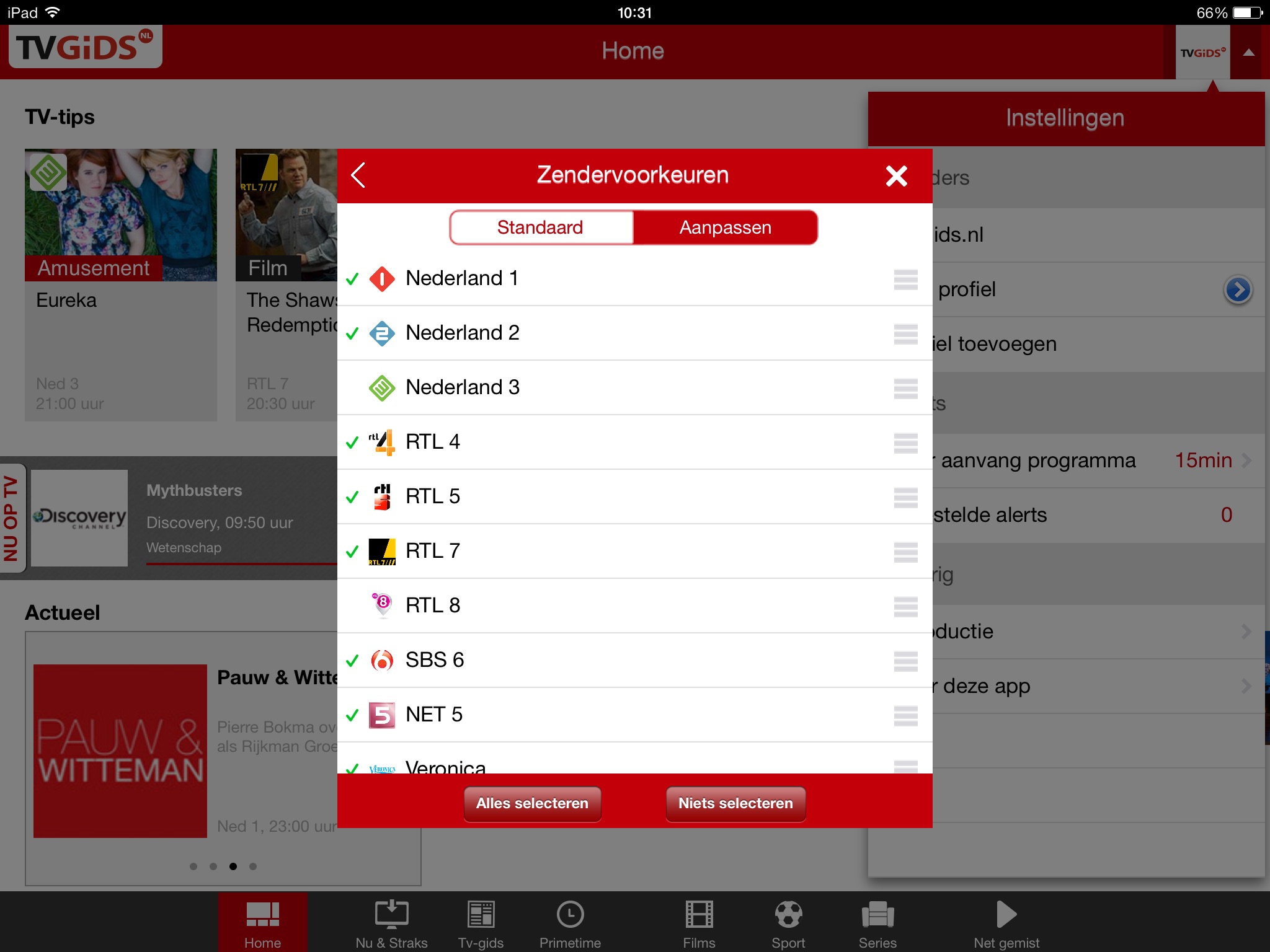 TVGids.nl voor iPad screenshot 4