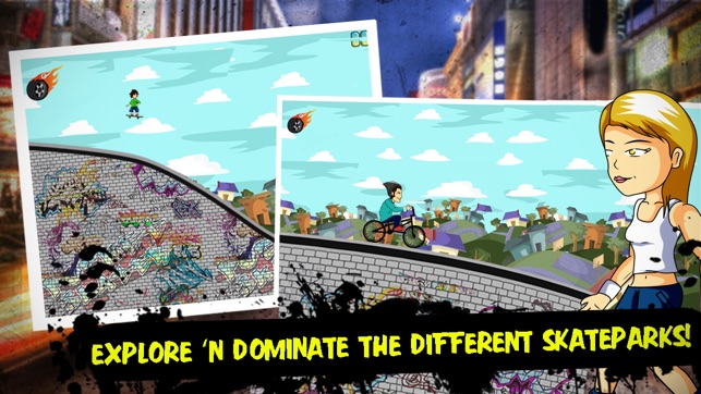 Pocket Skater Online: Xtreme Downhill Street Skate-Boarding (圖4)-速報App