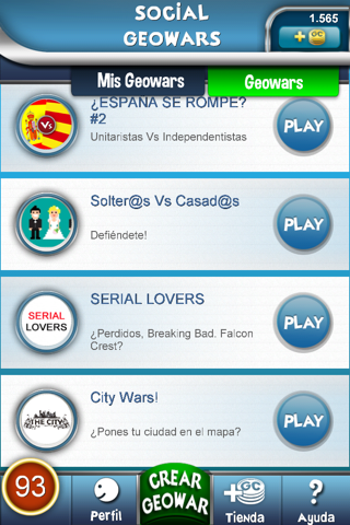 Social Geowars. Play.Win.Create. screenshot 2