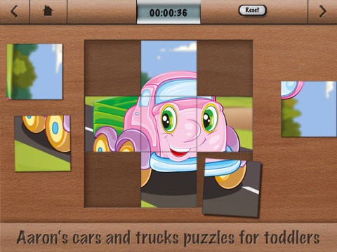 Aaron's cars and trucks puzzles for toddlers screenshot 3