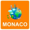 Monaco Off Vector Map - Vector World