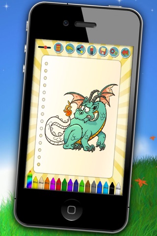 Paint dragons Magical and paste stickers screenshot 3