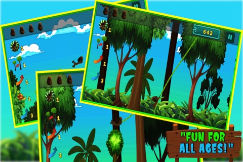 Bigfoot Swing - Crazy Sasquatch Adventure Physics Game Free screenshot 2
