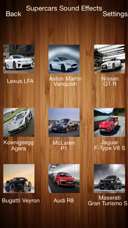 Game screenshot Supercars Sound Effects Free apk