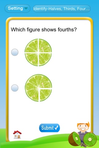 Preschoolers learn fractions screenshot 4