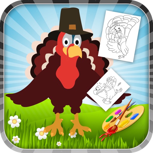 Thanksgiving Fun Coloring iOS App