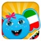 iPlay Italian: Kids Discover the World - children learn to speak a language through play activities: fun quizzes, flash card games, vocabulary letter spelling blocks and alphabet puzzles