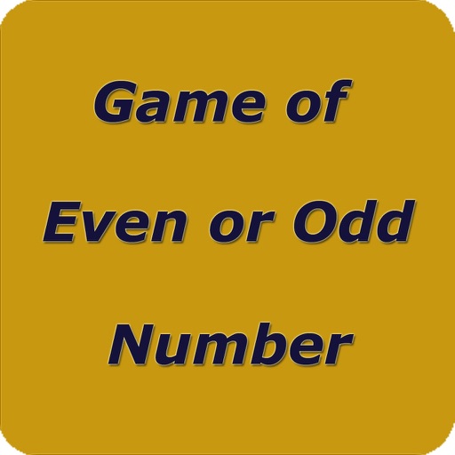 Game of Even or Odd Number iOS App