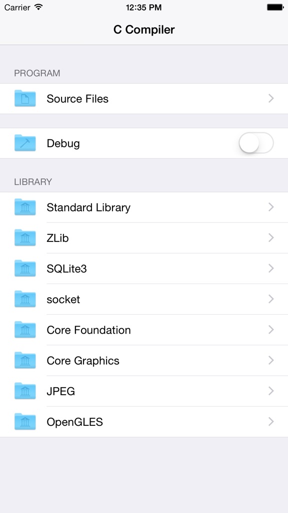 【图】C Compiler Free (Offline, Debug)(截图3) 【图】C Compiler Free (Offline, Debug)(截图3)