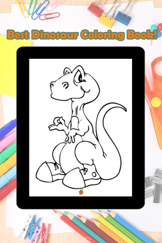 Dinosaur Coloring Book For Kids 2014 : Free Coloring Pages screenshot 4