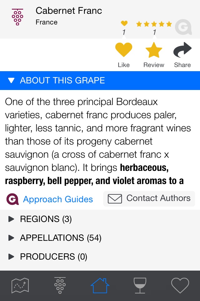 Approach Guides Wine Guide for iPhone screenshot 2