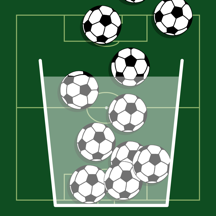 100 Soccer Balls (100 Footballs)