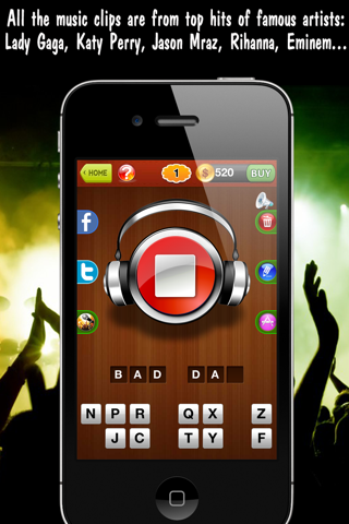 1 Clip 1 Song ™ guess what is the music from addictive word puzzle quiz game screenshot 2