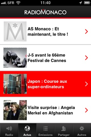 Radio Monaco screenshot 2