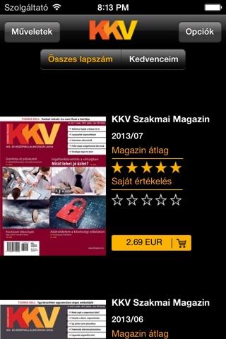 KKV Szakmai Magazin screenshot 2