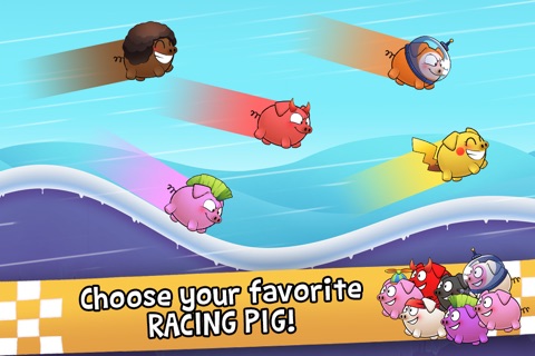 Racing Pigs - Cool Speedy Race screenshot 4