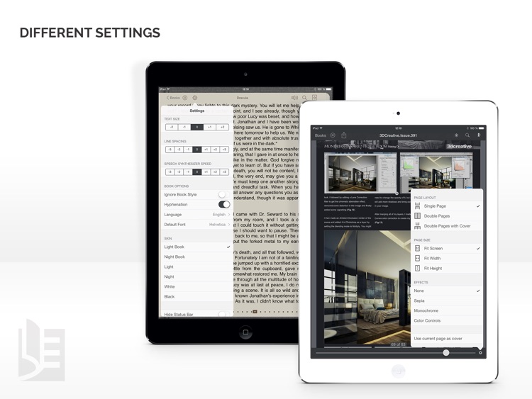 TotalReader for iPad - The BEST eBook reader for epub, fb2, pdf, djvu, mobi, rtf, txt, chm, cbz, cbr screenshot-3