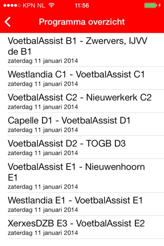 VoetbalAssist ClubApp screenshot 4