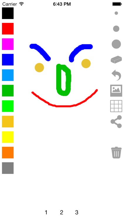 iPaint : Your Finger is your pencil !