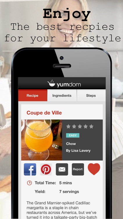 YumDom: Free tasty recipes for your diet, allergy, and nutrition needs from rustic to gourmet  by top chefs screenshot-4