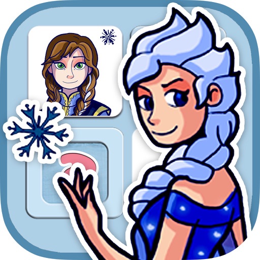 Memory game for girls: Ice Princess - learning game for girls iOS App