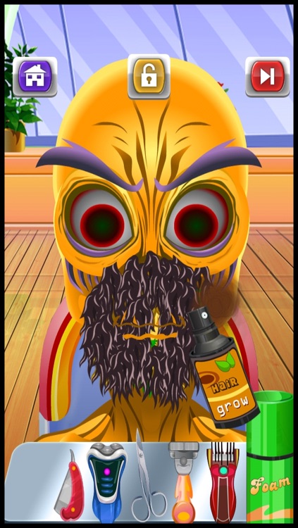 Baby Monster Shave & Makeover Salon - crazy little skin hair doctor shaving spa games for kids screenshot-3
