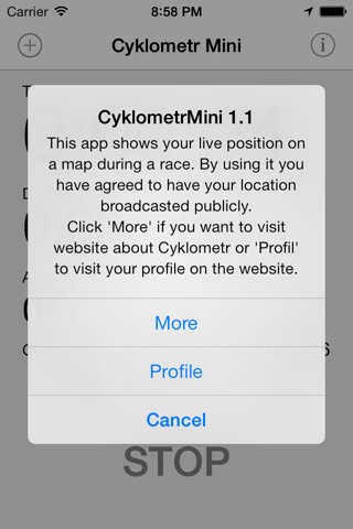 CyklometrMini screenshot 4