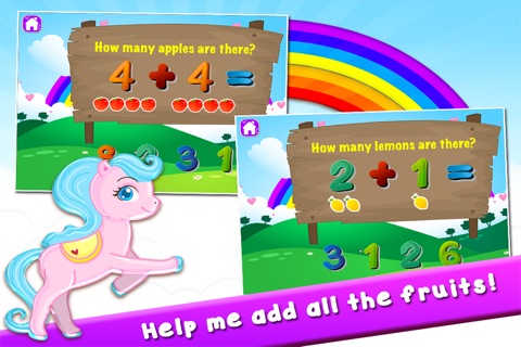 My Pony Play Math Games screenshot 2