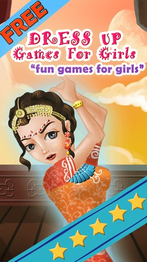 Indian Girl Dress-Up Salon - Cool Fashion and Style Make-Ove(圖1)-速報App