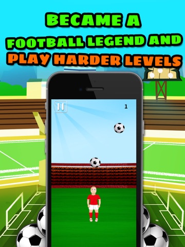 Keepie Uppie for iPad - Head Soccer Championship screenshot 3