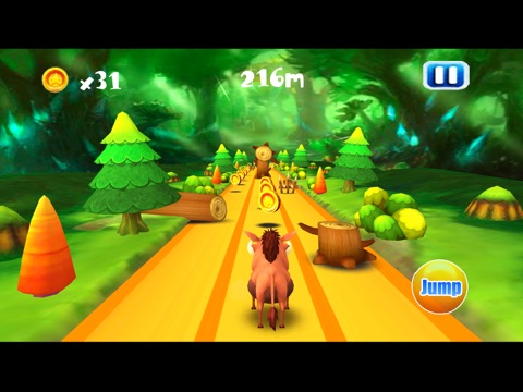 Mega Run and Jump - Pig Survival Bear Forest HD screenshot 4
