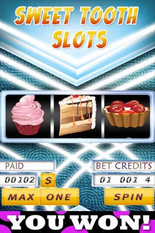 Sweet Tooth Slots Casino -  Free Jackpot Party Mania (For iPhone, iPad, and iPod) screenshot 3