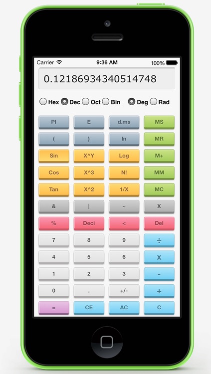 Color Scientific Calculator Pro Free - 3D One Screen Scientific Calculator