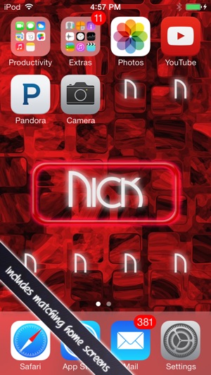 Neon Monogram FREE - Designer Wallpaper, Icon Skin Monograms(圖4)-速報App