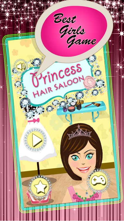Princess Hair Beauty Salon - Fashion Makeup Game screenshot-4